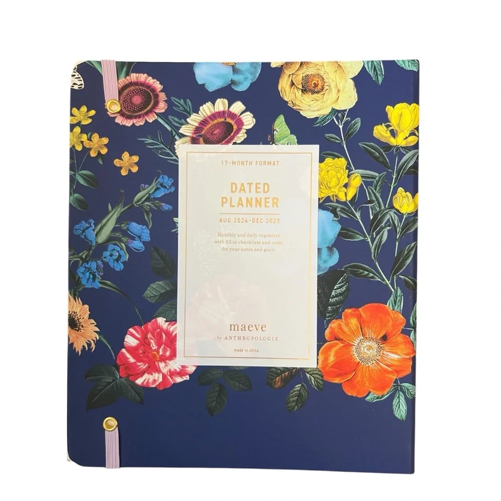 NEW Maeve by Anthropologie Planner 2024-2025